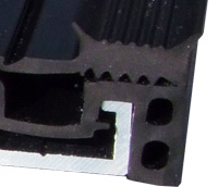Auflageprofil mit EPDM Dichtung Auflageprofil mit Dichtung