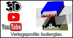 Mittelprofil isoliert in 3D