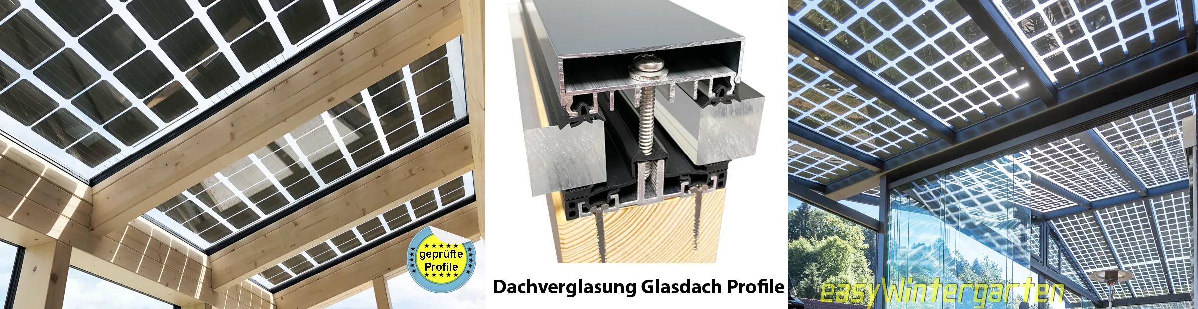 Dachverglasung  -Dachverglasung - Wintergartendach Überkopfverglasung