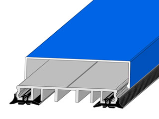 Klemmprofile für Glas Montage Klemmprofile für Glas