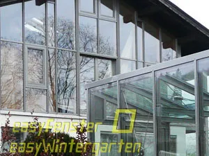 Glasgiebel mit Isolierglas und Verglasungsprofile für Isolierglas