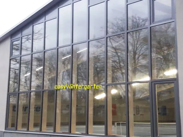 Klemmprofile für Glasfassaden