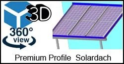 Verlegeprofile Solarmodule 3d