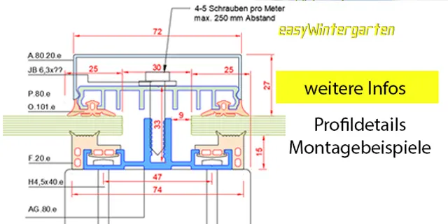 Details Zeichnungen Profilaufbau