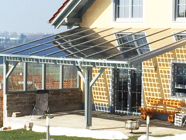 Terrassenüberdachung selber bauen