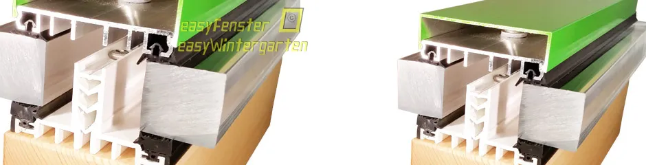 Verlegeprofile PVC Alu für Isolierglas