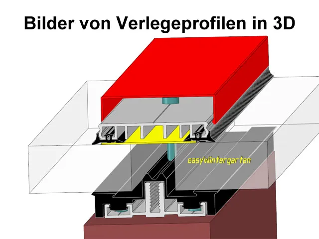 Glasdachprofile in 3D auch als Video