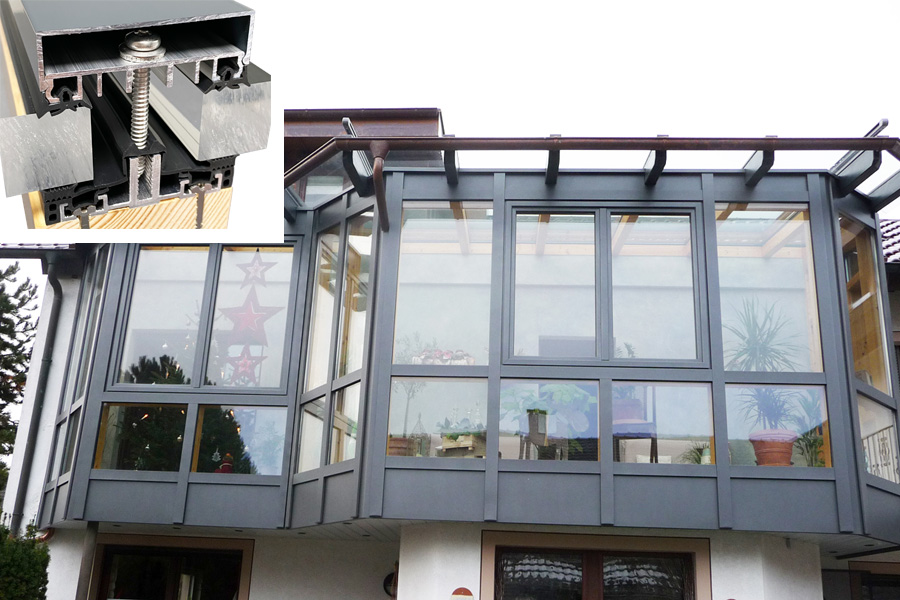 Wintergartenprofile Alu Fur Dachverglasung Wintergartenverglasung