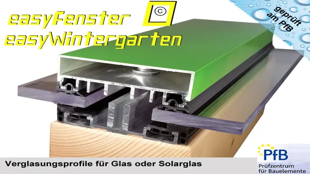 Premium Verlegeprofile für Solarglas, lange haltbar und dauerhaft dicht Verlegeprofile für Carport mit Solarglas