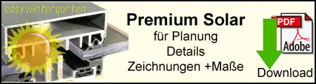 Zeichnungen für den Einbau Solarmodule in Profile