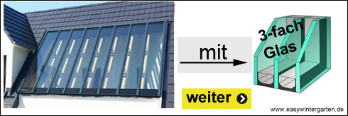 Verglasungsprofile Energiesparglas Dach Dachverglasungen mit Energiesparglas im Wohnbereich