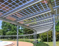 Glasdach Metall Solar