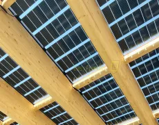 Solarglas Halbzellen