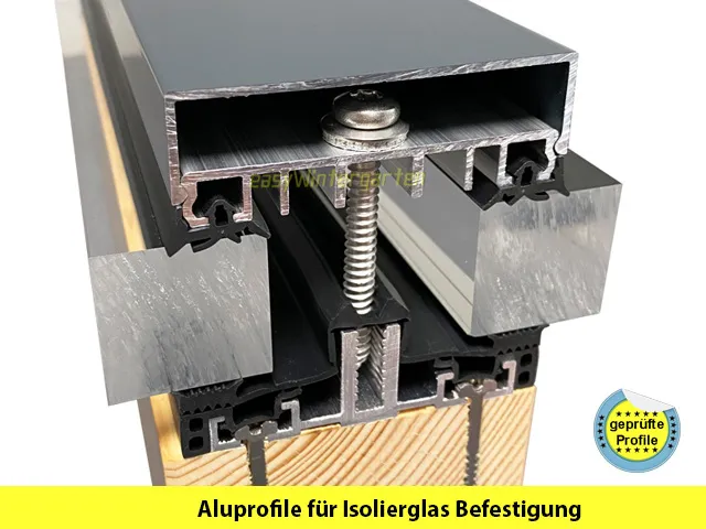 Dachverglasung Wintergartendach Überkopfverglasung Warmverglasung