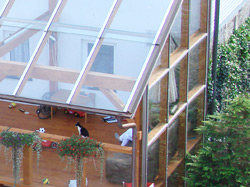 Terrassenüberdachung glas aluminium