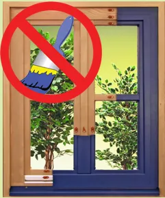 Wetterschutzblenden für Holzfenster