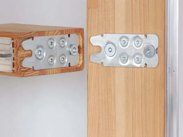 Holzverbindern ist eine professionelle Pfosten-Riegelkonstruktion