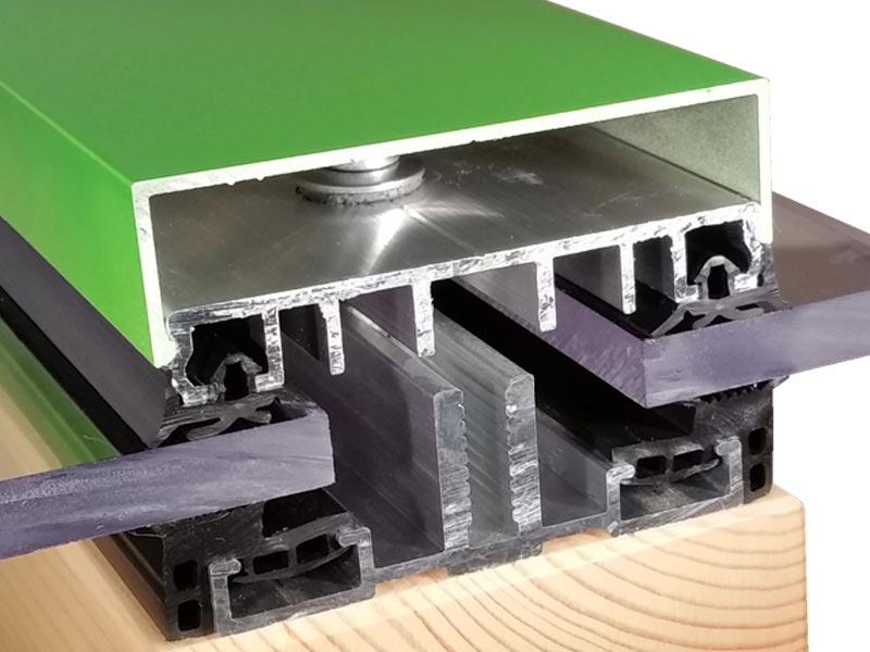 Terrassenüberdachung mit Glas selbst bauen, mit Verlegeprofile