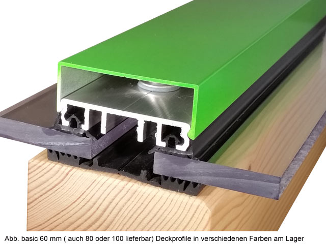 Dachverglasungsprofile für Glasdächer Wintergartendächer