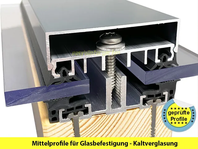 Glasdach bauen - Glasüberdachung bauen - Premium Profile