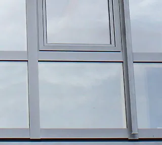 Pfosten Riegel Profile für Fassade aus Glas
